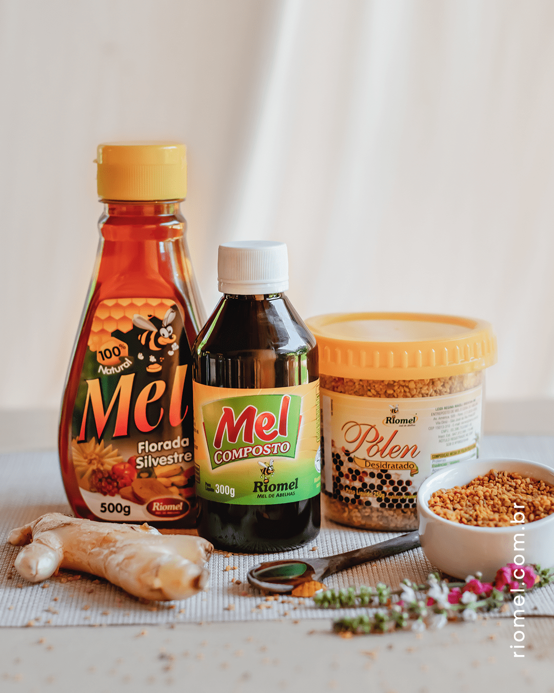 Comprar mel de abelhas online: produtos naturais da Riomel