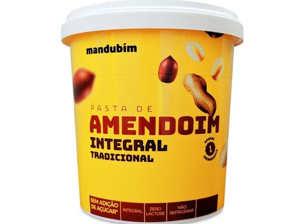 Pasta De Amendoim Integral Tradicional Mandubim 450g - Riomel